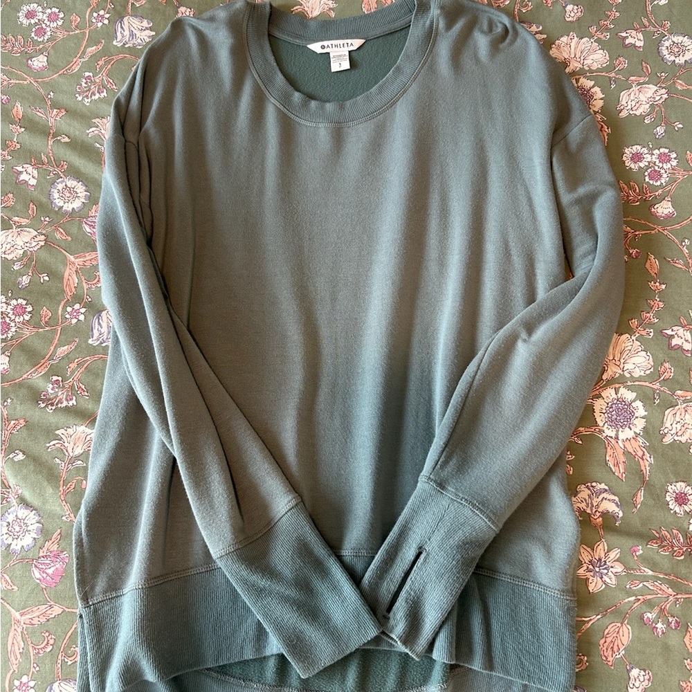 Athletes Green Long Sleeve Top